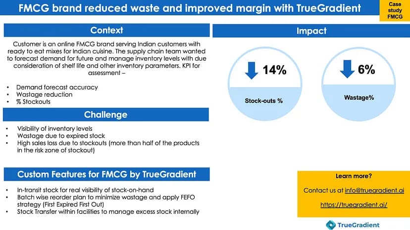 Streamline Stock, Minimize Waste with TrueGradient AI